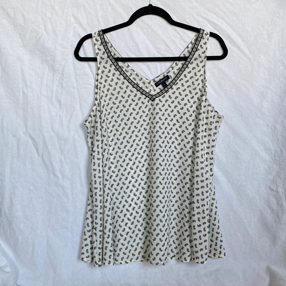 Black and White Tank Top from Lane Bryant